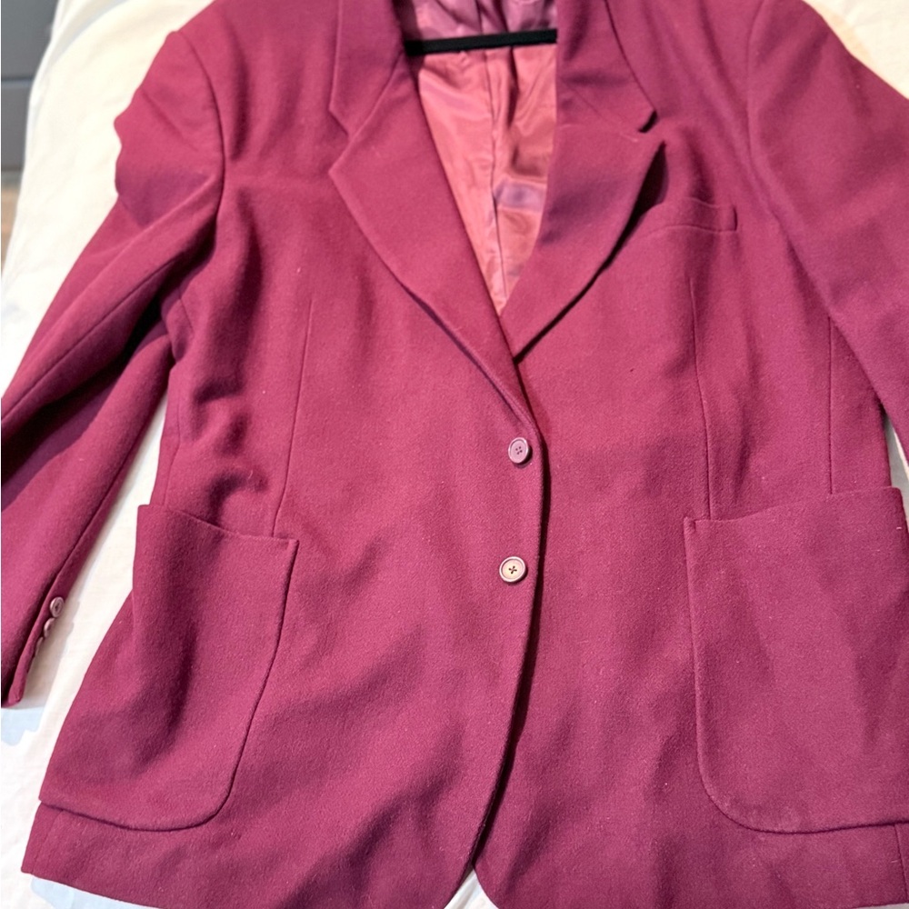Men’s Burgundy Blazer